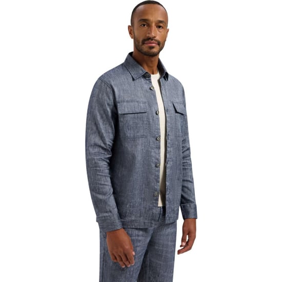 No Excess Overshirt full button 2-tone with l night - Image 1