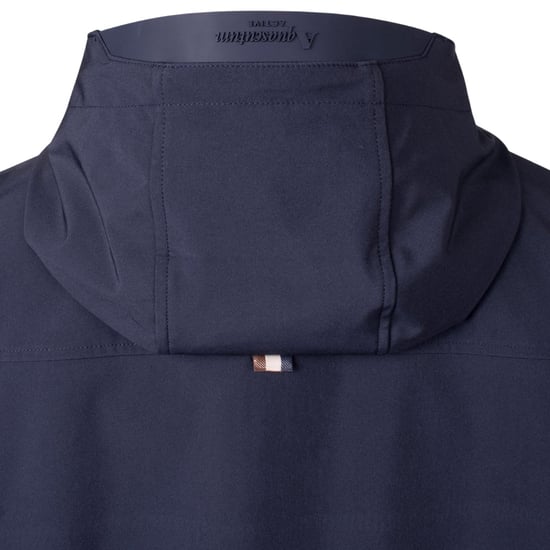 Aquascutum Active Navy Blue Shell Hybrid Hooded Jacket - Image 6