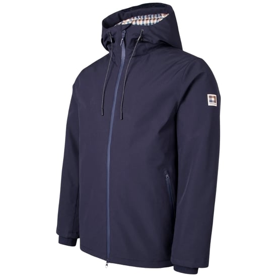 Aquascutum Active Shell Active Mid Parka Marinblå Jacka - Image 3