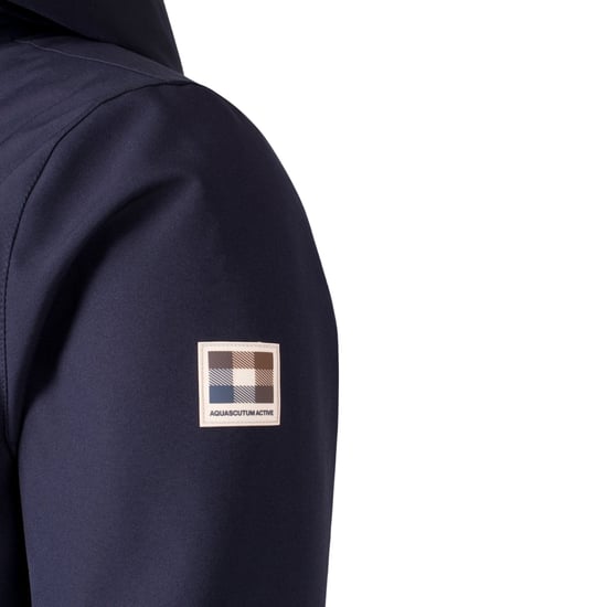 Aquascutum Active Shell Active Mid Parka Marinblå Jacka - Image 4