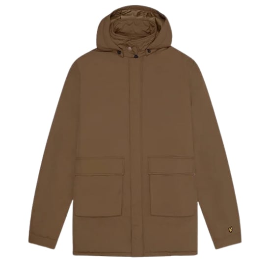 Lyle & Scott Brown Wadded Parka - Image 1