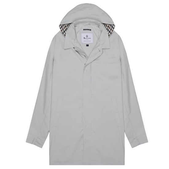 Aquascutum Active Packable Trench Antarctica Grey Jacket - Image 3