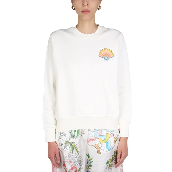 Casablanca Embroidered Shell Off-white Sweatshirts - Image 2