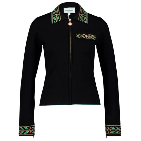 Casablanca Embroidered Laurel Black Jackets - Image 1