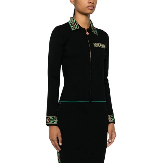 Casablanca Embroidered Laurel Black Jackets - Image 3