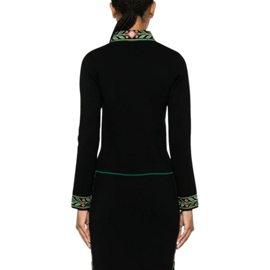 Casablanca Embroidered Laurel Black Jackets - Image 4