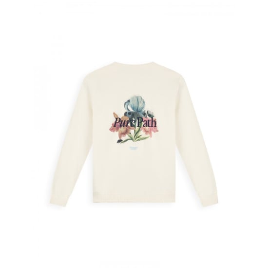 Pure Path 26010309 54 heren - hoodie crewneck trio of flowers - Image 3