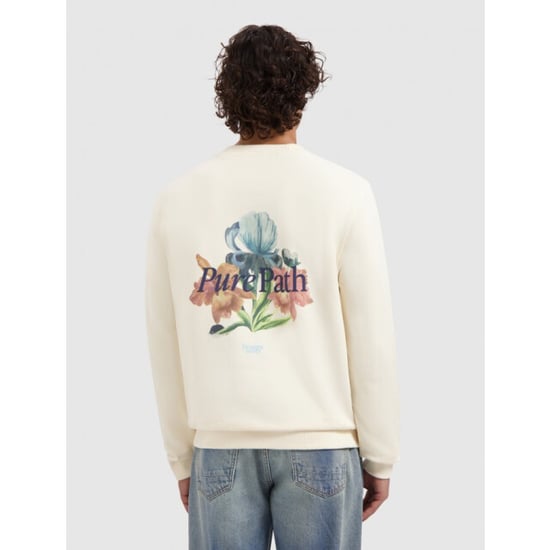 Pure Path 26010309 54 heren - hoodie crewneck trio of flowers - Image 4