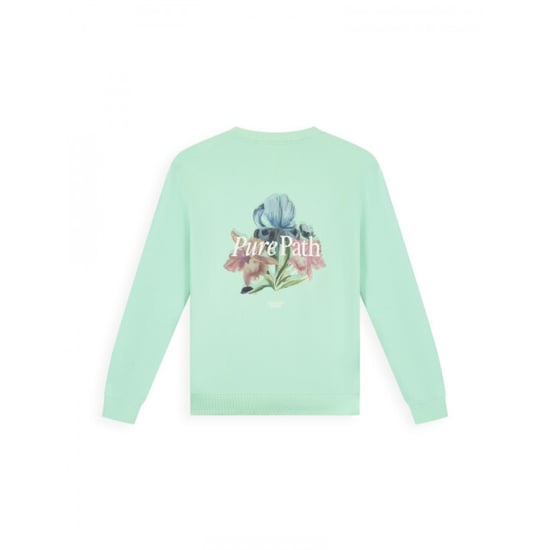 Pure Path 26010309 14 heren hoodie crewneck - trio of flowers - Image 5