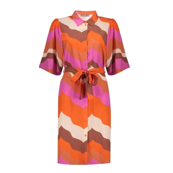 Geisha 67103-20 718 dress ecru/brown/cassis - Image 4