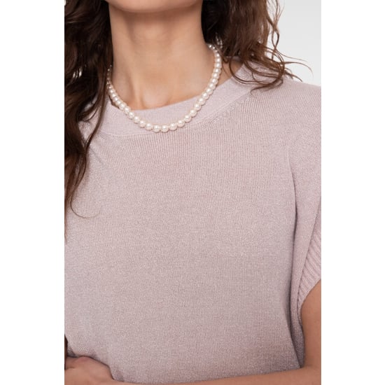 Geisha 64090-70 421 pullover sl/less old pink/lurex - Image 6