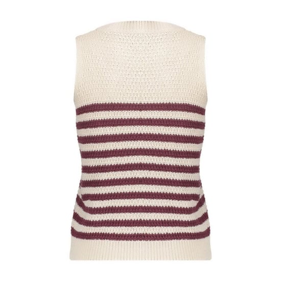 Geisha 64093-70 010 spencer striped off-white/cherry red - Image 5