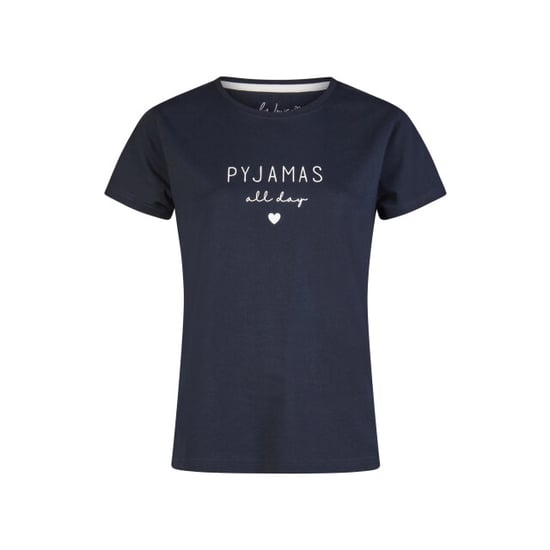 By Louise Dames korte pyjama set shortama donkerblauw/wit gestreept - Image 2