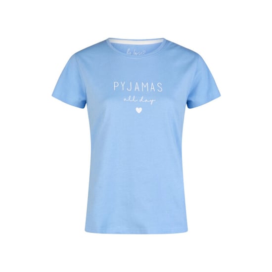 By Louise Dames korte pyjama set shortama lichtblauw/wit gebloemd - Image 3