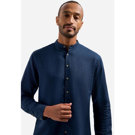 No Excess Shirt with linen granddad night - Image 4
