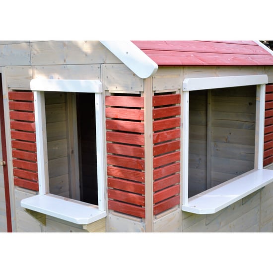 Wendi Toys Houten speelhuis krokodil 155x120x168cm - - Image 5