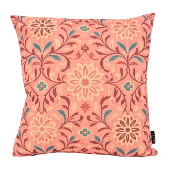 NOVÉE Vintage bloom roze | 45 x 45 cm | kussenhoes | katoen/linnen - Image 1