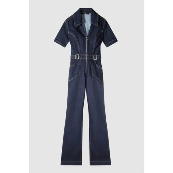 Patrizia Pepe Denim jumpsuit met korte mouwen - Image 3