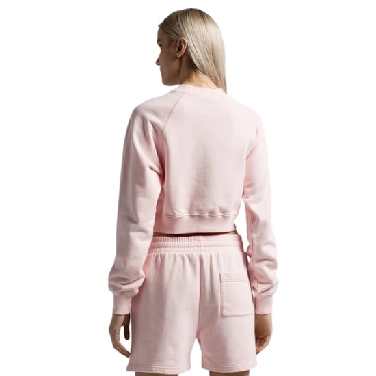 Casablanca Bedrukte Cropped Sport-sweatshirts In Roze - Image 4