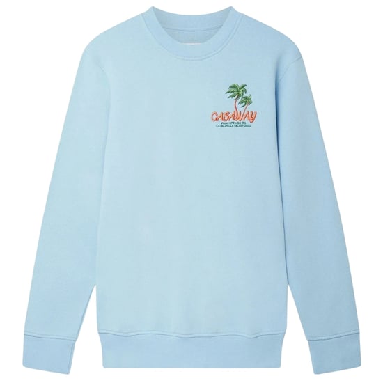 Casablanca Geborduurde Coachella Valley Blauwe Sweatshirts - Image 1