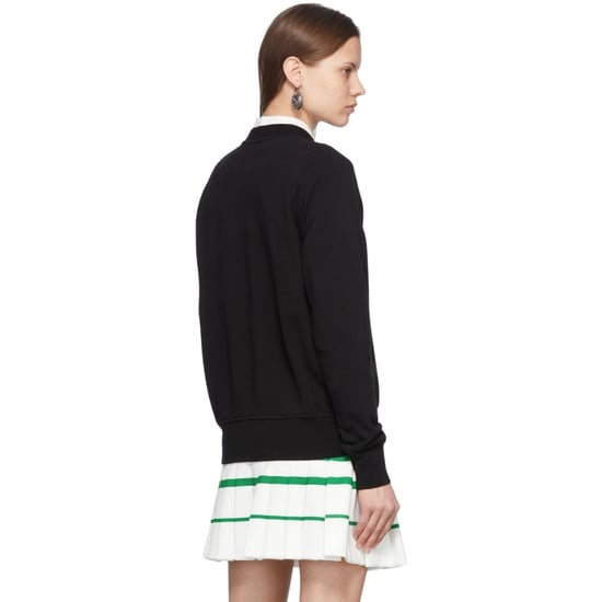 Casablanca Embroidered Ping Pong Club Black Sweatshirts - Image 4