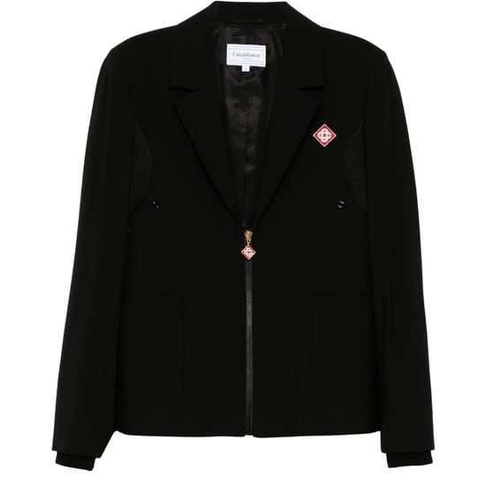 Casablanca Zip-up Sportieve Zwarte Jassen - Image 1
