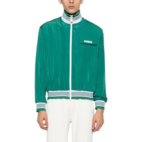 Casablanca Shell Suit Track Jacket Green Mf23-jk-256-02 Green Jackets Mens - Image 5