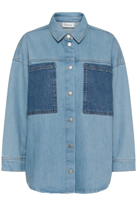 MWMazie 139 Boxy Mix Shirt Denim jacket Box fit - Image 4