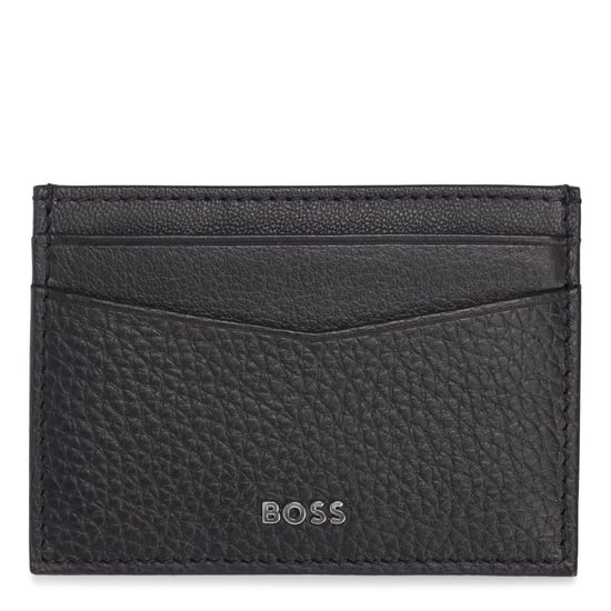 Accessories Boss Branded Card Holder with Money Clip in Navy - Image 2