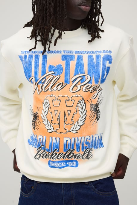 Oversized Wu-Tang Licensed Print Sweatshirt - Image 2