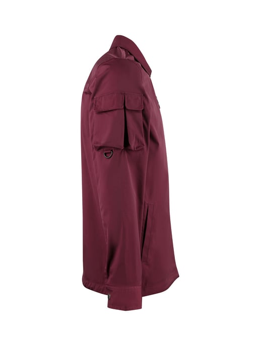 Luke 1977 Men's Vietnam Shacket in Mauve Wine - Image 6