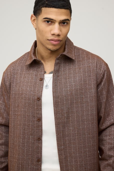 Oversized Check Overshirt - Image 2