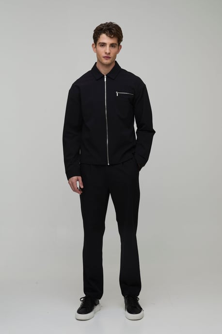 Regular Technical Zip Pocket Overshirt - Image 4