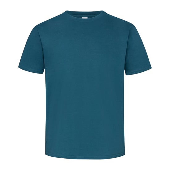 Russell Mens Classic Combed Cotton Heavyweight T-Shirt (Petrol Blue) - Image 1