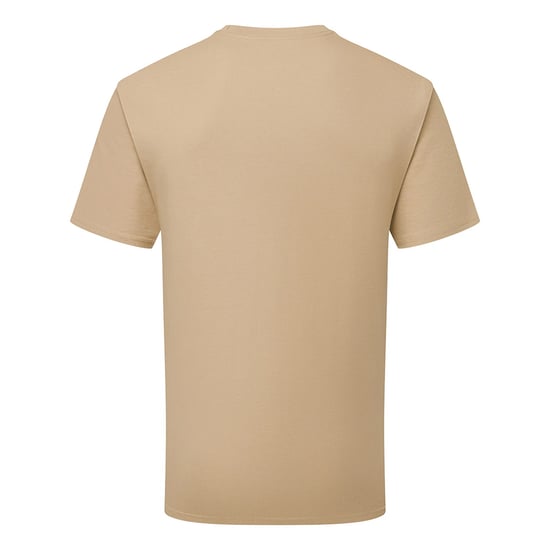 Russell Heren Klassiek Gekamd Katoen Zwaargewicht T-shirt (Tan) - Image 2