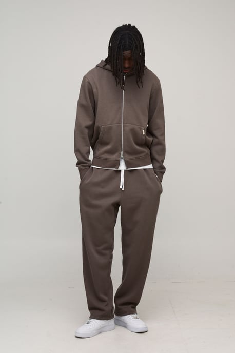 Essential Washed Boxy Zip Through Hoodie - Image 4
