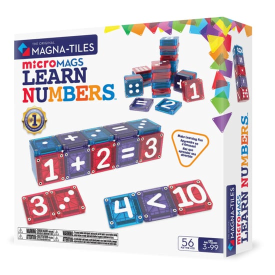 Magna Tiles Magna-tiles® micromags leer cijfers 56 stuks - Image 2