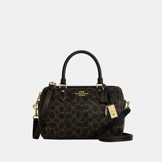 Rowan Satchel Bag In Loved Signature Canvas With Charms - Image 1