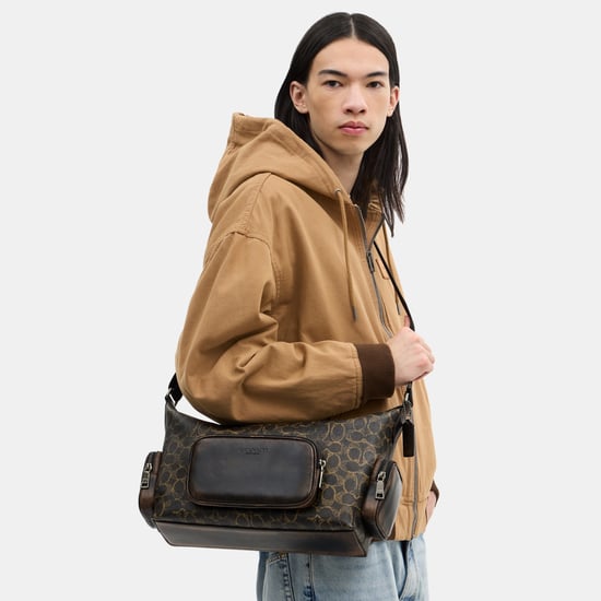 Finn Crossbody Bag With Pockets In Loved Signature Canvas - Image 4