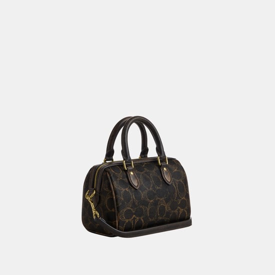 Mini Rowan Crossbody Bag In Loved Signature Canvas With Charms - Image 2