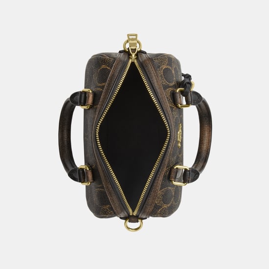 Mini Rowan Crossbody Bag In Loved Signature Canvas With Charms - Image 4