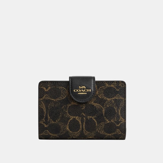 Medium Corner Zip Wallet In Loved Signature Canvas - Image 1