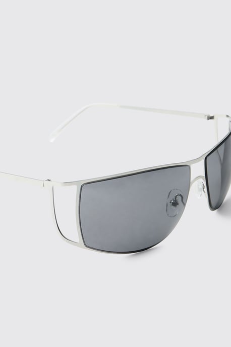Metal Rim Aviator Sunglasses - Image 3