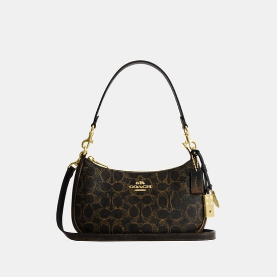 Teri Shoulder Bag In Loved Signature Canvas With Charms - Image 1
