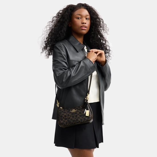 Teri Shoulder Bag In Loved Signature Canvas With Charms - Image 6