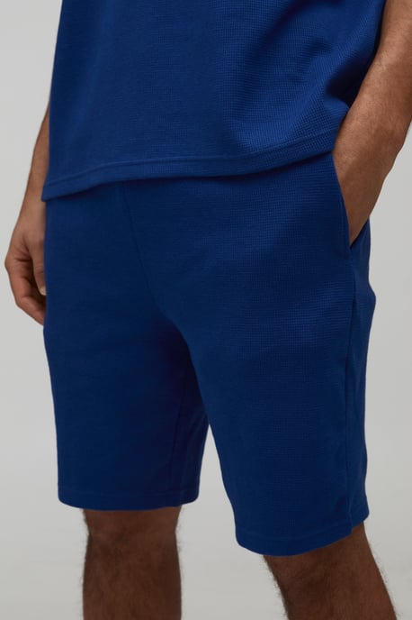 Slim Fit Waffle Shorts - Image 3