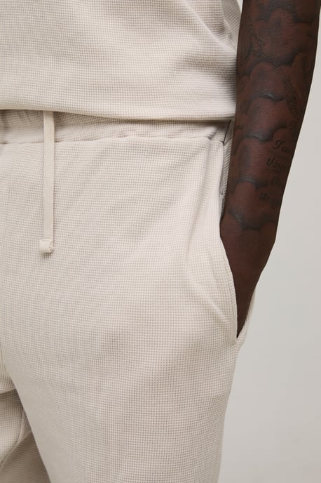 Slim Fit Waffle Shorts - Image 3