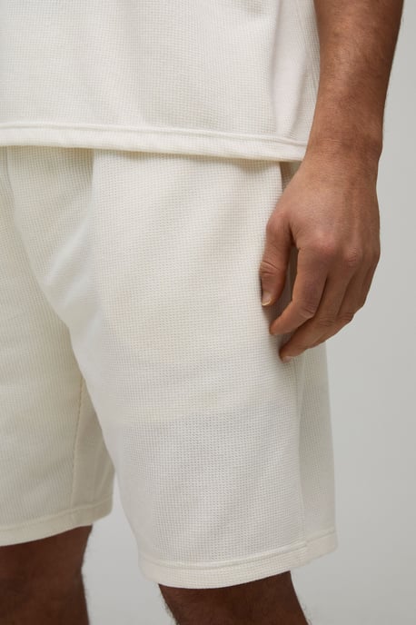 Regular Fit Waffle Shorts - Image 3