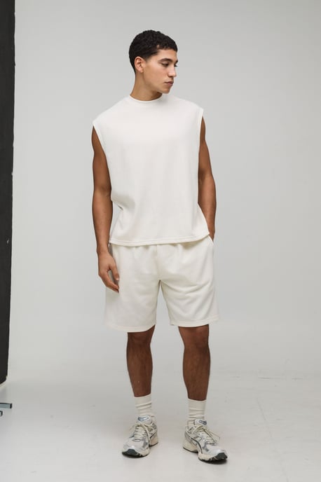 Regular Fit Waffle Shorts - Image 4