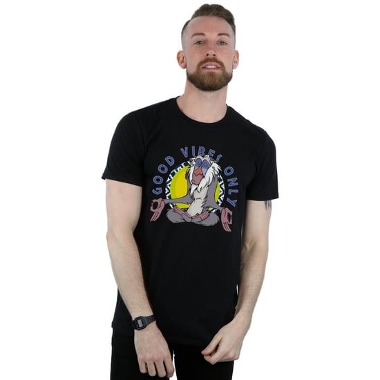 Disney Heren The Lion King Rafiki Alleen Goed Vibes T-shirt (Zwart) - Image 2